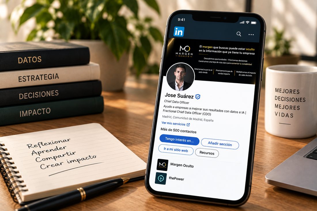 Publicación de LinkedIn de José Suárez