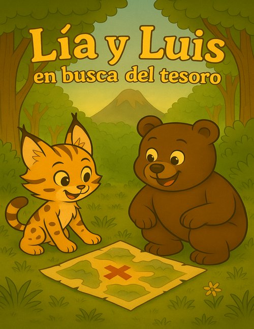Lía y Luis en busca del tesoro